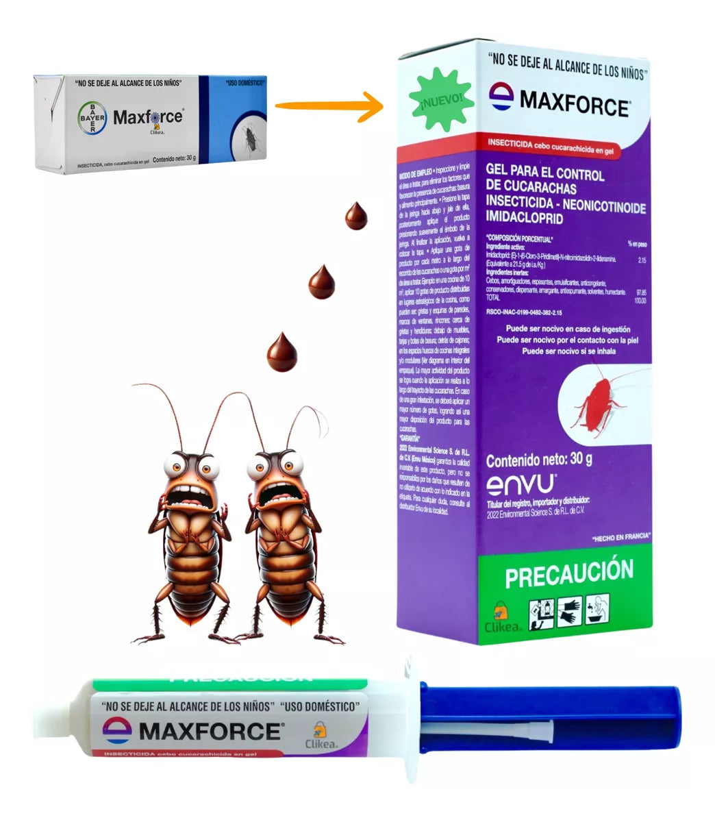 MaxForce Gel Bayer - 30 Gr Mata Cucarachas MaxForce MaxForce Gel Bayer - 30 Gr Mata Cucarachas MaxForce